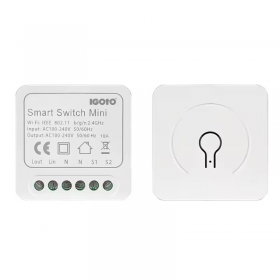 ADAPTADOR INTERRUPTOR DOBLE WIFI IGOTO ITWF-MSS2