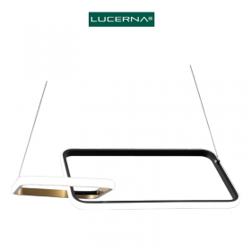 LAMPARA DECORATIVA NOOVA ELEGANCE 36W NEGRO/ORO LUCERNA
