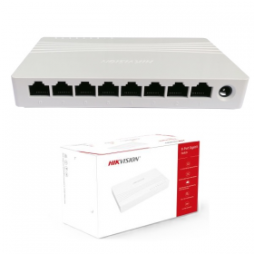 SWITCH 8 PUERTOS DE ESCRITORIO/PARED GIGABIT 10/100/1000MBPS HIKVISION DS-3E0508D-E