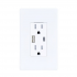 TOMACORRIENTE DOBLE BLANCO CON USB + TIPO C MARCA TROEN ETW-6C1T