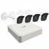 KIT DVR LOGAN 8CH 4 CAMARAS 2MP LX842BN-CXCL