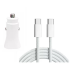 CARGADOR CARRO 35W PARA IPHONE 16 PRO MAX USB-C A TIPO C 