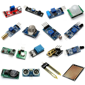 KIT 16 SENSORES Y MÓDULOS PARA ARDUINO RASPBERRY