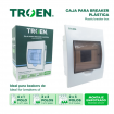 CAJA PLASTICA TROEN PARA BREAKER TERMOMAGNETICO 1-6 CIRCUITO EMPOTRAR