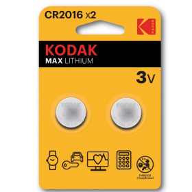 PILA CR2016 x2 LITHIUM 3V KODAK