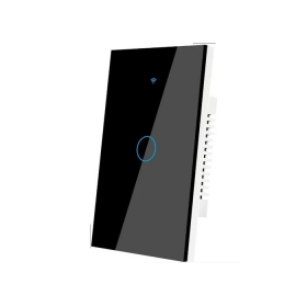 INTERRUPTOR SIMPLE TACTIL SMART WIFI NEGRO