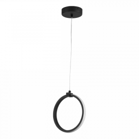 LAMPARA LED COLGANTE DECORATIVA 1.2M CALIDA 12W KASALIGHT DI-38-BK-30K-Z