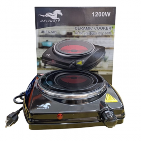 COCINA ELECTRICA INFRARROJA 1200W 1 HORNILLA UNIZUKI UNFA-501