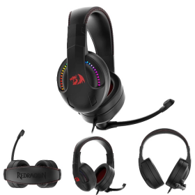 AUDIFONO REDRAGON GAMER CRONUS SONIDO RGB ENVOLVENTE NEGRO H211-RGB
