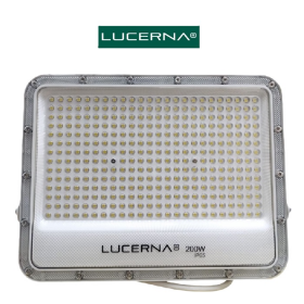 REFLECTOR LED 200W BLANCO 90-277V 120L/W 6K IP65 HERMETICO LUCERNA