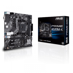 TARJETA MADRE AMD RYZEN 5000 SOCKET AM4 A520 ASUS PRIME A520M-K