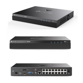 electronica.com.ve GRABADOR NVR VIGI POE 16 CANALES 4K 16MP 90W