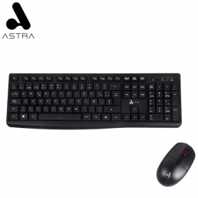 KIT DE TECLADO Y MOUSE INALAMBRICO ASTRA 2.45G K13