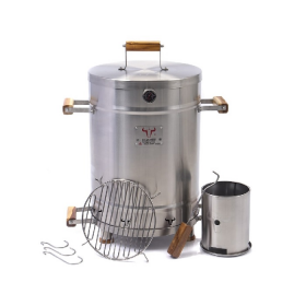 BARRIL PEQUEÑO ACERO INOXIDABLE, CAPACIDAD 6K, 56X36CM. STEAK AND BEER