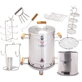 BARRIL MEDIANO ACERO INOXIDABLE 68X40CM. CAPACIDAD 9K. STEAK AND BEER 