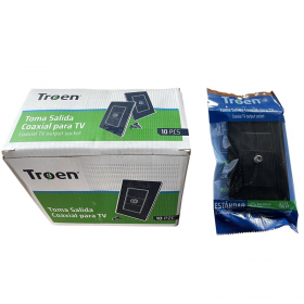 TOMA SALIDA COAXIAL PARA TV INDOOR A136-ETB-CX