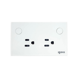 TOMACORRIENTE DOBLE INTELIGENTE IGOTO ITWF-105/2 