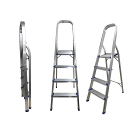 ESCALERA DE ALUMINIO 4 TRAMOS 42.5X80.5X128.5CM BRUFER