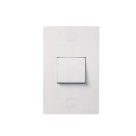 INTERRUPTOR SIMPLE BLANCO VIMAR 06000 1P 10AX 120-250V
