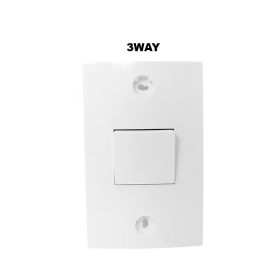 INTERRUPTOR SIMPLE BLANCO 3WAY VIMAR 06001 1P 10AX 120-250V