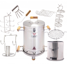 BARRIL GRANDE ACERO INOXIDABLE 80X45CM. CAPACIDAD 15K. STEAK AND BEER