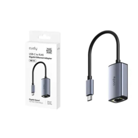 CABLE ADAPTADOR ETHERNET USB-C A RJ45 UE10C V1.0 CUDY