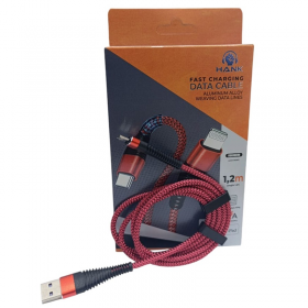 CABLE DATA MICRO USB HANK 2 METRO C231 REFORZADO