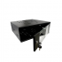 GABINETE RACK PARA DVR CON PUERTA DE VIDRIO COLOR NEGRO