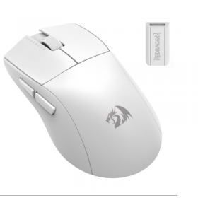 MOUSE GAMER REDRAGON WIRELESS USB C KING PRO 4K BLANCO M916W-PRO-4K