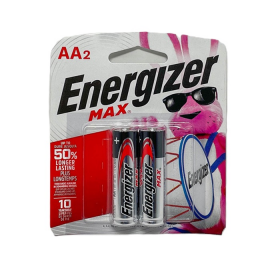 2 PILAS AA ENERGIZER MAX ALKALINA