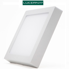 PANEL LED CUADRADO 6 PULG 12W SUPERFICIAL 3000K COMPACT LUMEN LUCERNA 
