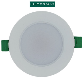 PANEL LED REDONDO 4 PULG EMPOTRABLE 6W 3500K COMPACT LUMEN LUCERNA 