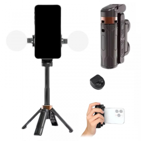 MINI TRÍPODE PALO DE SELFIE BLUETOOTH MULTIMODO JC-25H