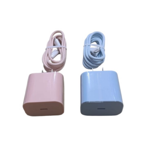 CARGADOR USB TIPO C + CABLE LIGHTNING 2 METROS 25W