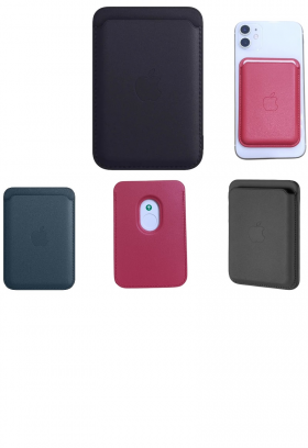 FUNDA DE CUERO TIPO CARTERA PARA IPHONE MAGSAFE