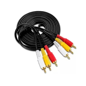 electronica.com.ve CABLE AUDIO Y VIDEO RCA 3 METROS AV33-3M