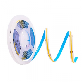 ROLLO DE LED COB DELGADA 10 METROS LUZ CALIDA 3200K AC110V 8MM