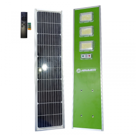 LUMINARIA PUBLICA SOLAR HAMMER 400W IP65 INCLUYE BASE-CONTROL Y BATERIA DE LITIO
