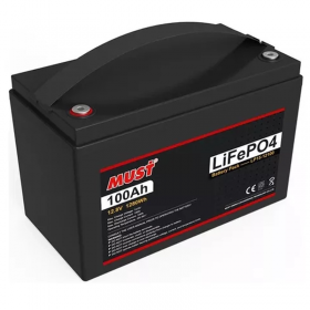 BATERIA DE LITIO LIFEPO4 MUST 12.8V - 100 AH LP15-12100