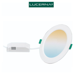 PANEL LED REDONDO 8 PULG 24W EMPOTRABLE COMPACT LUMEN C/DRIVER DE EMERGENCIA 3 TONOS LUCERNA