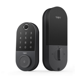 CERRADURA INTELIGENTE SMART TPLINK TAPO DL110 CON DESBLOQUEOS APP REMOTO-HUELLA-TECLADO-IA-LLAVES