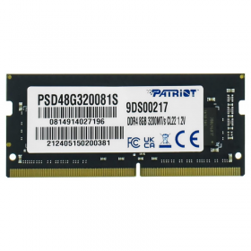 MEMORIA RAM 8GB DDR4 3200MHZ SODIMM LAPTOP PATRIOT CL22 PSD48G320081S