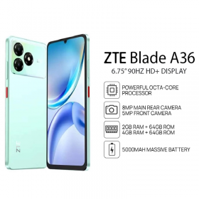 TELEFONO ZTE BLADE A36 2+4 RAM/64GB ROM 8MP/5MP BAT 5000MAH DUAL SIM