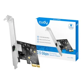 TARJETA DE RED PCI EXPRESS 2.5 GBPS ADAPTADOR CUDY PE25