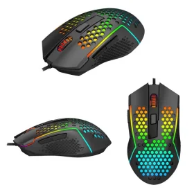 MOUSE GAMER REDRAGON REAPING RGB USB 6 BOTONES DPI12400 ULTRALIGERO M987-K