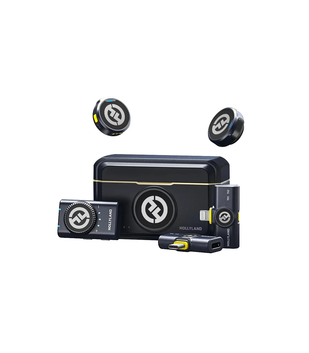 electronica.com.ve KIT HOLLYLAND MICROFONO (2TX-USB C