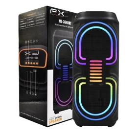 electronica.com.ve CORNETA BLUETOOTH PORTATIL RECARGABLE RGB