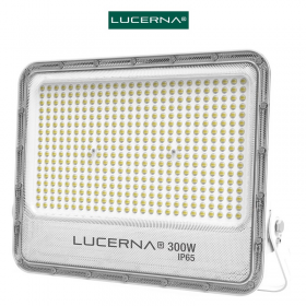REFLECTOR LED 300W BLANCO 100-277V 120L/W 6K IP65 HERMETICO LUCERNA