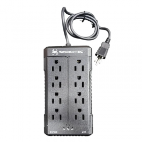 REGULADOR DE VOLTAJE SPIDERTEC AVR005A 1000VA 500W 120V 8 TOMAS 