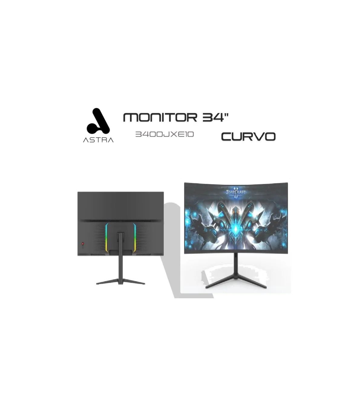 electronica.com.ve MONITOR LED ASTRA 34 PULG CURVO GAMMER